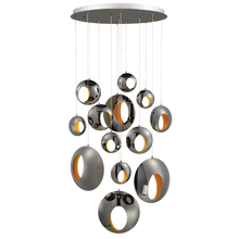 Eurofase Blue US 35910-015 - ARLINGTON,13LT LED CHAND,BK/CH