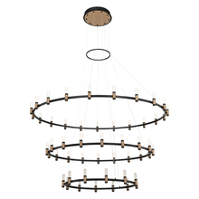 Eurofase Blue US 37046-019 - ALBANY,CHAND,51LT,LED,3TR,BLK