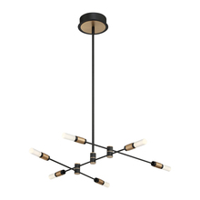 Eurofase Blue US 37050-016 - ALBANY,CHANDELIER,6LT,LED,BLK