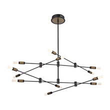 Eurofase Blue US 37051-013 - ALBANY,CHANDELIER,12LT,LED,BLK