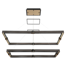 Eurofase Blue US 37061-012 - ADMIRAL,CHAND,LED,REC,2TR,M BK