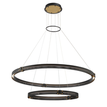 Eurofase Blue US 37385-019 - ADMIRAL,CHA,LED,MED/SM,BLK/GOL