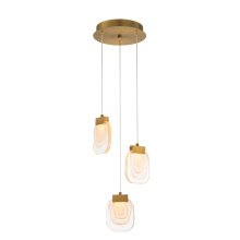 Eurofase Blue US 38042-010 - PAGET,3LT,LED,CHA,GOLD