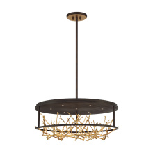 Eurofase Blue US 38097-010 - AERIE,7LT,LED,RND,CHA,BRZ/GOLD