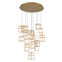 Eurofase Blue US 38259-012 - FERRO,16LT LED CHAND,GOLD