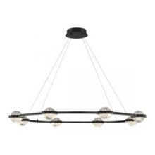 Eurofase Blue US 39309-013 - CIRCOLO, 8LT LED CHAND, BLK