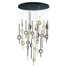 Eurofase Blue US 43890-033 - BARLETTA,26LT LED CHAND,BLK/GD