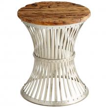 Cyan Designs 10082 - Dalton Side Table Raw Iron And Natural Wood