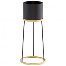Cyan Designs 11039 - Liza Planter Gold And Black - Large