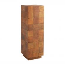 Cyan Designs 11607 - Halma Pedestal Designed by J Kent Martin Natural Sheesham - Medium