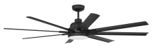 Craftmade RSH65FB8 - 65" Ceiling Fan w/Wi-Fi, DC Motor, Blades, LED Light Kit, Wet Rated