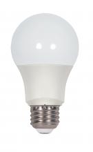 Satco Products Inc. S9374 - Discontinued - 6.5 watt; A19 LED; Frosted; 2700K; Medium base; 300' beam spread; 120 volts;