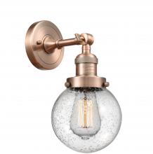 Innovations Lighting 203-AC-G204-6 - Beacon - 1 Light - 6 inch - Antique Copper - Sconce