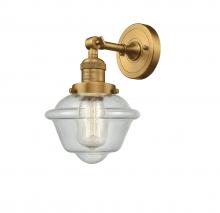 Innovations Lighting 203-BB-G534 - Oxford - 1 Light - 8 inch - Brushed Brass - Sconce