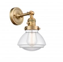 Innovations Lighting 203SW-BB-G322-LED - Olean - 1 Light - 7 inch - Brushed Brass - Sconce