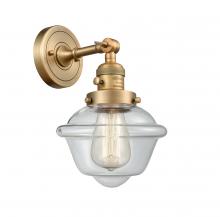Innovations Lighting 203SW-BB-G532-LED - Oxford - 1 Light - 8 inch - Brushed Brass - Sconce