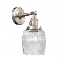 Innovations Lighting 203SW-SN-G302-LED - Colton - 1 Light - 6 inch - Brushed Satin Nickel - Sconce