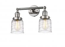 Innovations Lighting 208-PN-G513 - Bell - 2 Light - 16 inch - Polished Nickel - Bath Vanity Light