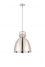 Innovations Lighting 410-1SL-PN-M412-14PN - Newton Sphere - 1 Light - 14 inch - Polished Nickel - Multi Pendant