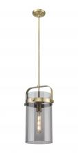 Innovations Lighting 413-1SM-BB-G413-1S-8SM - Pilaster - 1 Light - 8 inch - Brushed Brass - Pendant