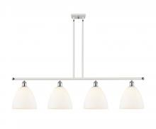 Innovations Lighting 516-4I-WPC-GBD-91-LED - Bristol - 4 Light - 48 inch - White Polished Chrome - Cord hung - Island Light