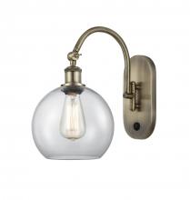 Innovations Lighting 518-1W-AB-G122-8 - Athens - 1 Light - 8 inch - Antique Brass - Sconce