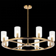 Matteo Lighting C34008AG - Westlock Aged Gold Brass Pendant