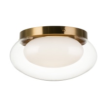 Matteo Lighting M15703AG - Caspian Aged Gold Brass Flush Mounts