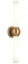 Matteo Lighting S00612AG - Pierce Aged Gold Brass Wall Sconce
