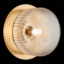 Matteo Lighting S01301AGCL - Knobbel Aged Gold Brass Wall Sconce