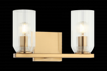 Matteo Lighting W34002AG - Westlock Aged Gold Brass Wall Sconce