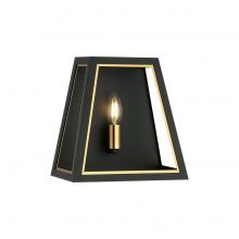 Matteo Lighting W72101MBAG - 1LTG "Rosalie" MB + AG Wall Sconce 10"W X 10"H X 6"E E12 60W